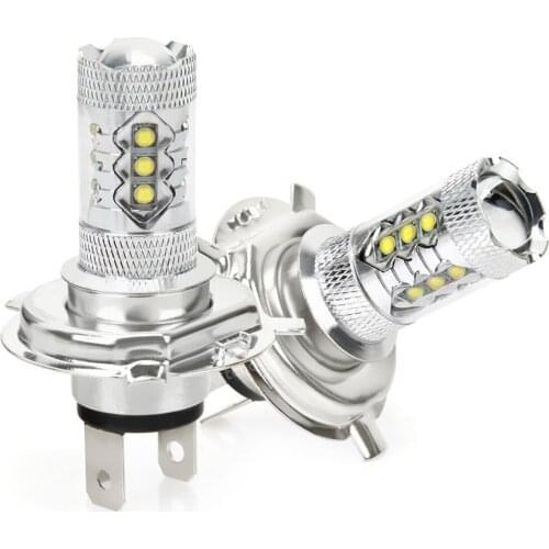 2x Car Fog Lights H4 Light Driving Lamp DRL Auto Bulb Motor Accessories Driving Light Headlight​ White Bulbs 12V