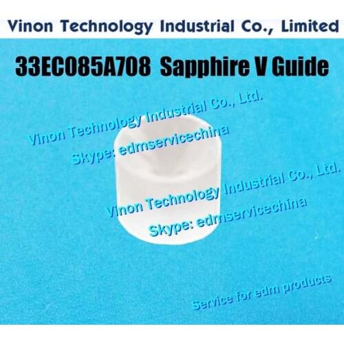 33EC085A708 edm Sapphire V-guide (Short) OD=5.0 mm Makino edm wear parts 33EC.085A.708