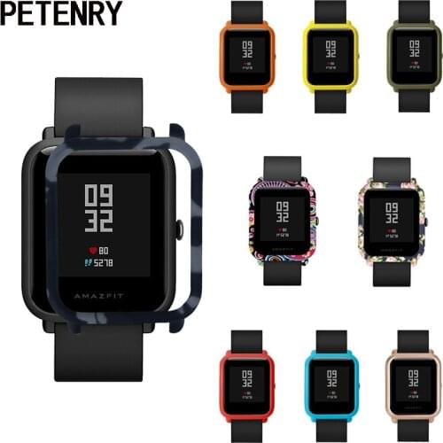 Smart Watch Accessories Colorful PC Case Cover Protect Shell for Xiaomi Huami Amazfit Bip Youth Watch 2018