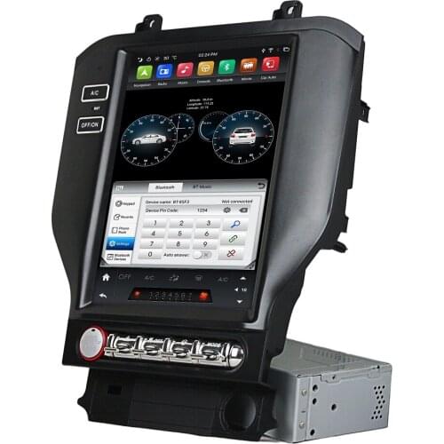 Tesla Vertical screen PX6 12.1" Android 9.0 Car DVD Player for Ford Mustang 2015-2018 DSP Radio GPS Bluetooth WIFI Easy Connect
