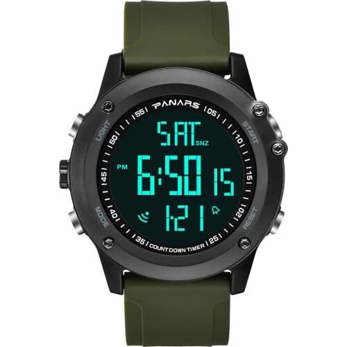 RGTOPONE Fashion Sports Electronic Watches Waterproof Personality Digital Wristwatch Male Waterproof Dual Time Alarmreloj hombre