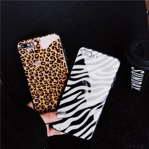 BONVAN Tempered Glass Case For Huawei P8 P9 Lite 2017 Hard Cover For Huawei Gr3 2017 Zebra Leopard Couqe Capa