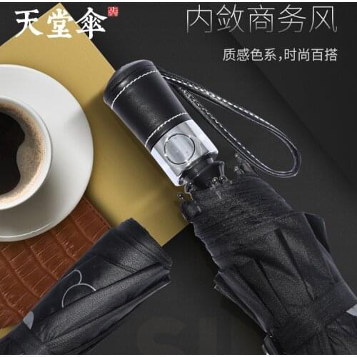 Outdoor Patio Umbrella Charm Wind Resistant Strong Black Umbrella Large Folding Patio Foldable Umbrella Umbrellas BG50US