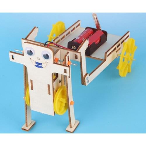 Children DIY Inventions Manual Magnetic Car Vehicle Pupils Technology Physics Experiment Material Kits Kids Educational Toys