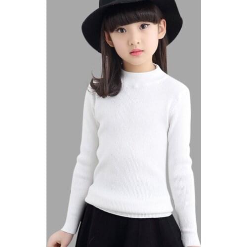 Childrens girls sweaters Teenage Girls Knitted Sweater Autumn Spring Big Girls Sweaters Casual Kids Knitwear Kids girl Clothes