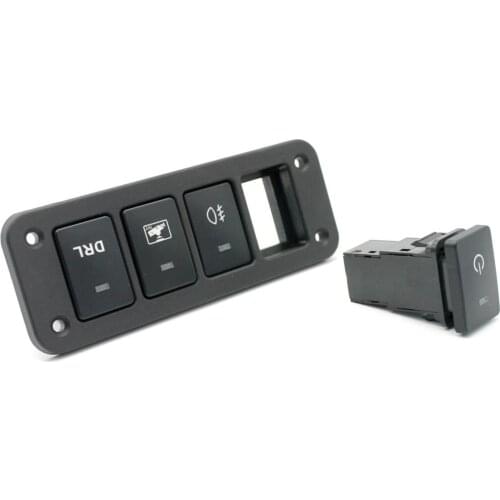 DRL + LED light+ Driving Recorder+ Fog Light 4 Gang Switch Panel for Toyota