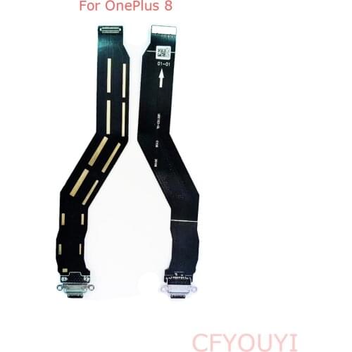 For One Plus 8 Charging Port Flex Cable Slot For OnePlus 8