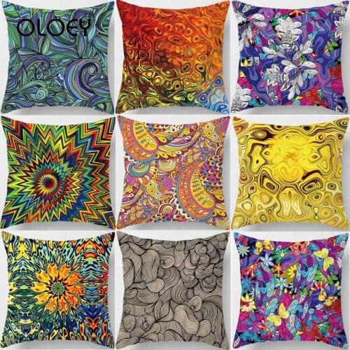 Hot Sale Beauty Cushion Cover Men and Women Square Cushion Cover Home Creative Color Cushion Cover Bedroom Decoration 45 * 45cm