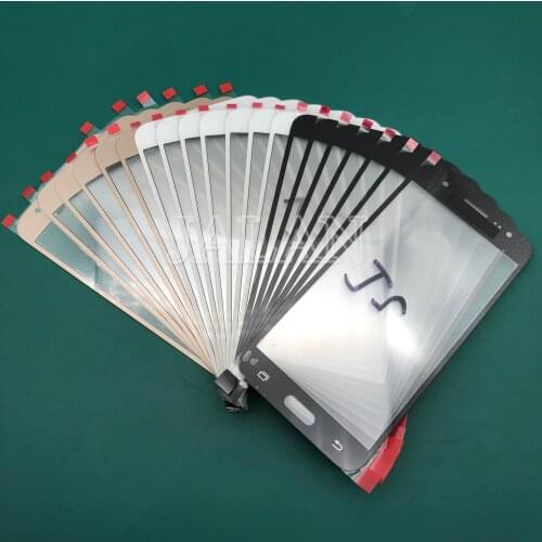 JALAN 5pcs Front glass panel for samsung J5 J510 J520 J5 2016 LCD Touch Screen Outer Glass Lens cracked glass replacement repair