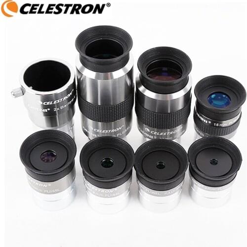 Celestron Omni 4mm 6mm 9mm 12mm 15mm 32mm 40mm Eyepiece And Omni 2X Barlow Lens Fully Multi-Coated Metal Astronomy Telescope
