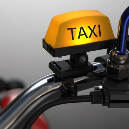 Motorcycle LED Light Modified Helmet Decoration Lights Electric Car Taxi Charging Tail Box Warning USB Charging Motorcycle Lamp