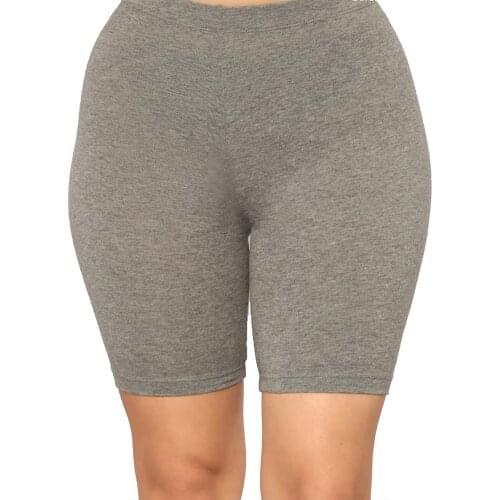 2020 New casual womens slim fitness exercise yoga shorts solid color girls running sports gym home active high waist yoga shorts