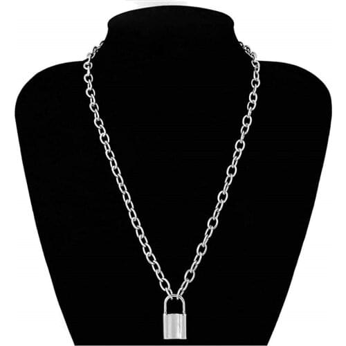Vintage Pendant Necklace For Men Women Sliver Stainless Steel Jewelry Chain Around The Neck Colar Colier Homme Accessories
