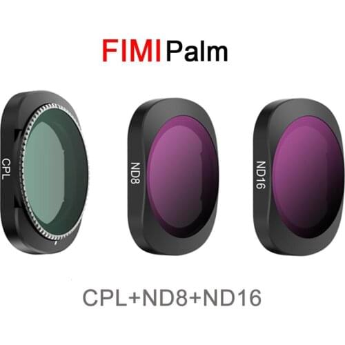 Professional Version Full Magnrtic ND Lens Filter Set Gimbal Camera CPL/ND8/ND16 for XIAOMI FIMI PALM Action Camera Accessories
