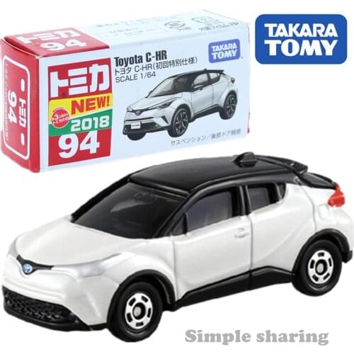Takara Tomy Tomica No.94 Toyota C-HR SUV 1st Sport Car 1/64 Miniature Diecast Model Kit Funny Magic Kids Toys For Children