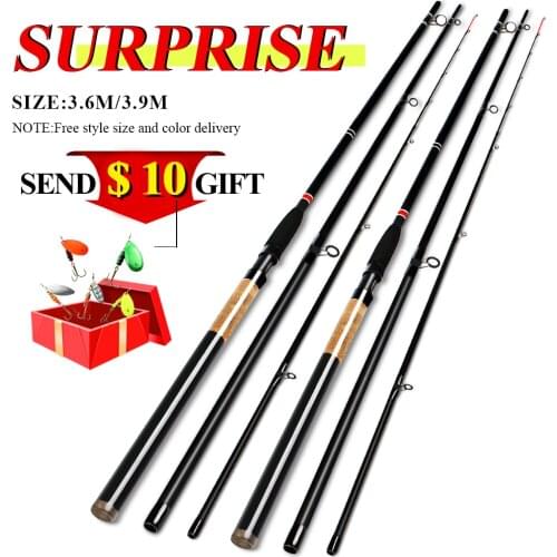 Fishing king Rod Carbon feeder Rod for Fishing accessories telescopic Spinning Casting Fishing Rod with 3.6m 3.9mBaitcasting Rod