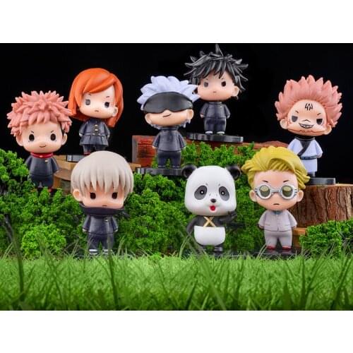 Japan Anime Jujutsu Kaisen Blind Box Collection Handmade Model Doll Cosplay Action Figures Desk Decor Model Plate Toy