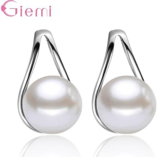 Vogue Elegant 925 Sterling Silver Cubic Zirconia Drop Earrings for Women Girl Fashion Trendy Jewelry Oorbellen Brincos
