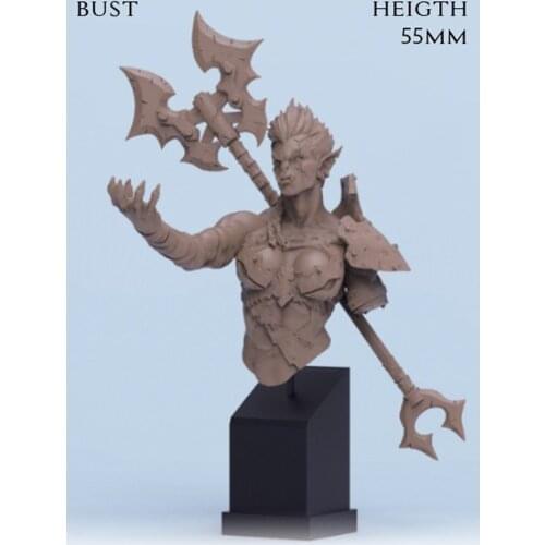 1/10 ancient woman warrior with Spear bust (NO BASE ) Resin figure Model kits Miniature gk Unassembly Unpainted