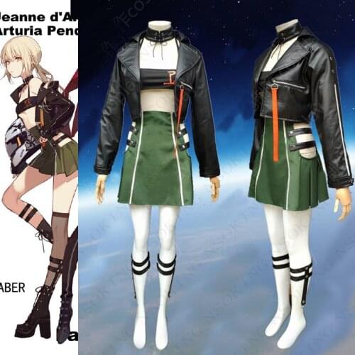 Anime Fate Grand Order FGO Cosplay Saber Moon Goddess Costume custom made
