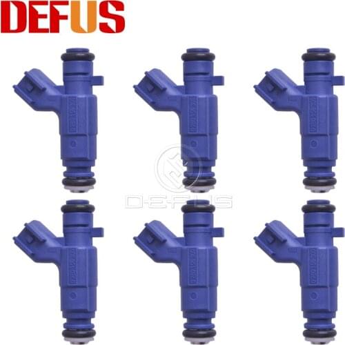 DEFUS 6X OE 0280156300 Fuel Injector Nozzle For Suzuki Chevy Cadillac Pontiac Saturn 3.2L 3.6L 07-12 Bico 92068193 0 280 156 300