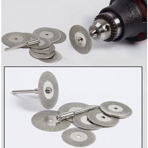 Electric Drill Rotary Tool Diamond Cutting Disc Circular Saw Abrasive Sawblade Cutting Wheel Discs for Dremel Drill Tool