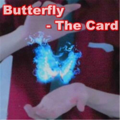 Butterfly The Card - Card Magic Tricks Close Up Street Magic Accessories Stage Party Magic Props Fun Gimmick Mentalism