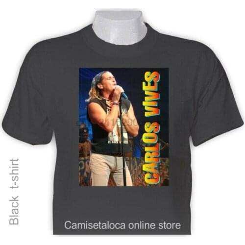 CARLOS VIVES Tshirt - CANTANTE DE VALLENATO CUMBIA POP LATINO Y ROCK - COLLAGE