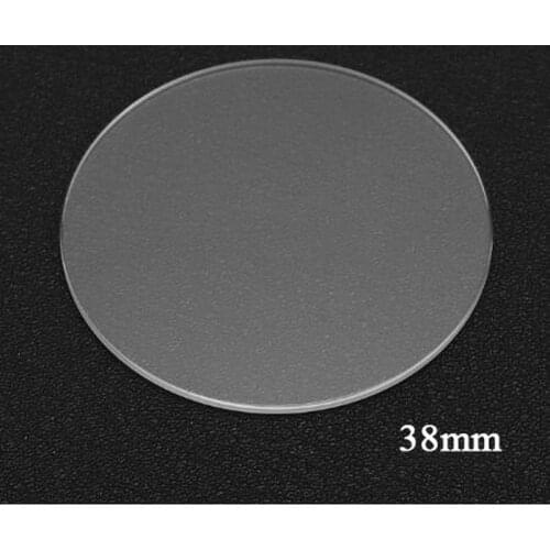 Anti Scratch Smooth Flat Sapphire Watch Glass 1.2mm Thick Round Transparent Crystal Watch Repair Sapphire Glass 25-38mm