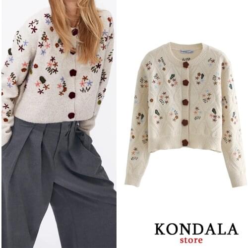 KONDALA Women's Knitted Cardigans