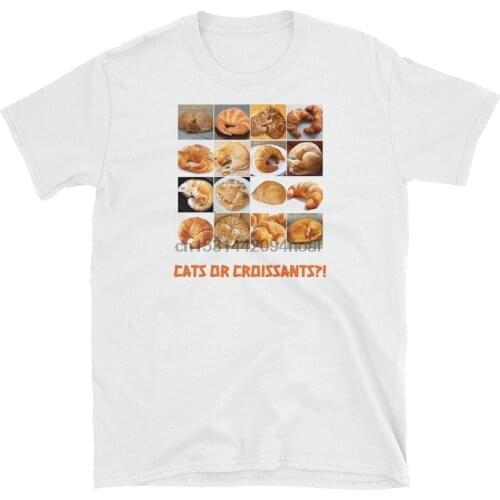 Unisex Cat Or Croissant! Shirt. Great Gift