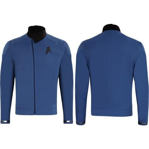Star Cosplay Trek Strange New Worlds 2022 Spock Cosplay Costume Outfits Coat Halloween Carnival Suit