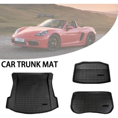 Car Rear Trunk Storage Mat Trunk Mats Customized Cargo Tray Trunk Dirt Proof Waterproof Protective Pads Mat For Tesla Model 3