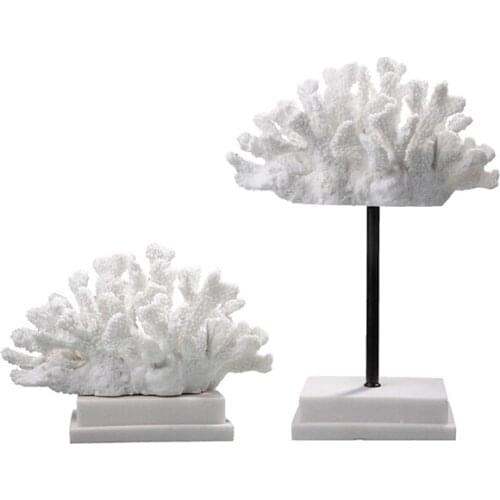 Creative Simulation Coral Decoration Home Decoration Accessories Resin Crafts Living Room Decoration Plant Statue Sculpture
