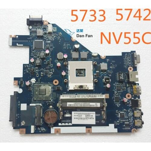 For ACER Aspire 5733 5742 NV55C Laptop Motherboard MBR4L02001 PEW71 LA-6582P Mainboard 100%tested fully work