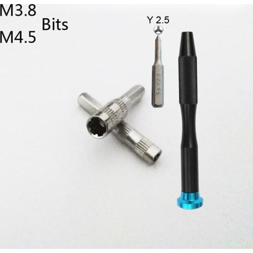 3 in 1 Security Screwdriver Bit Set Gaming 3.8mm+4.5mm + Y 2.5 Screwdriver Tool Open Cartridges for N64/SF-C/GB/NES/NG-C/SNES