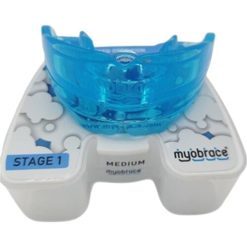 MRC K1 Orthodontic Stage 1 Correction/Dental Myobrace Teeth K1 Trainer for Kids/Myobrace Appliance Alignment Brace Blue