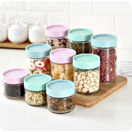 Kitchen Plastic Food Storage Box Grain Container Kitchen Organizer Tools Sealed Cover Plastic Food Containers Storage Box