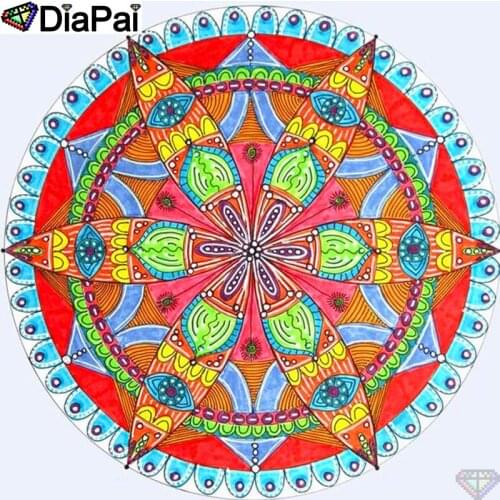 DiaPai 100% Full Square/Round Drill 5D DIY Diamond Painting "Religious Mandala" Diamond Embroidery Cross Stitch 3D Decor A20266
