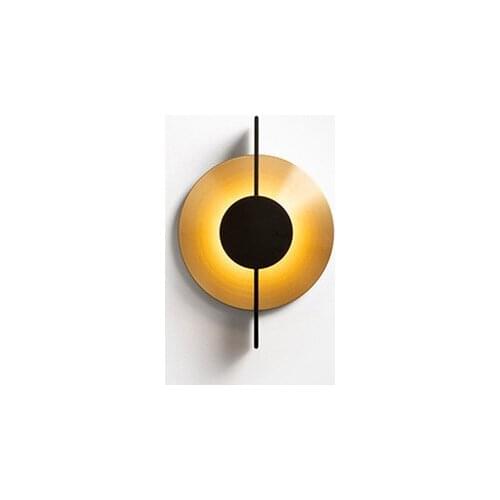 Modern led wood industrial decor nicho de parede luminaria cabecero de cama espelho beside lamp