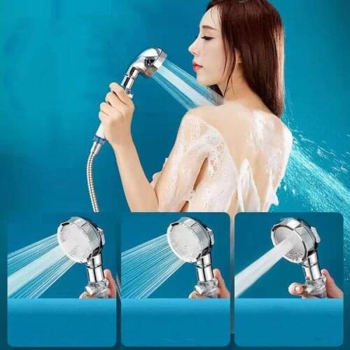 Water Saving Pressurized Shower Sprinkler Head Household Bath High Pressure Device Shower Head Faucet Bathroom Accessories H046