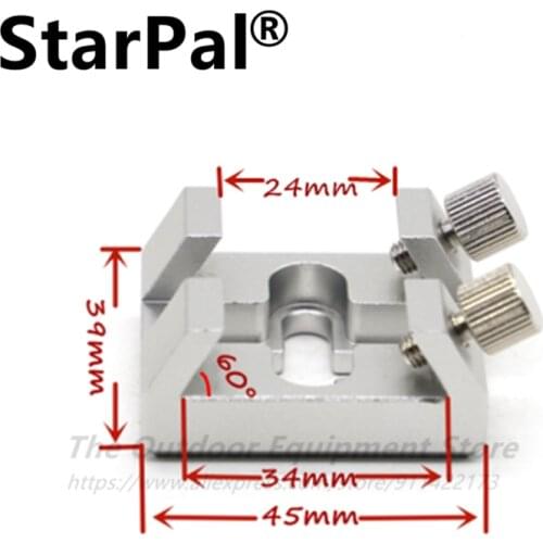 StarPal Dovetail Slot for finder guide scope Equatorial For Astronomy Optics Monocular Binoculars Telescope