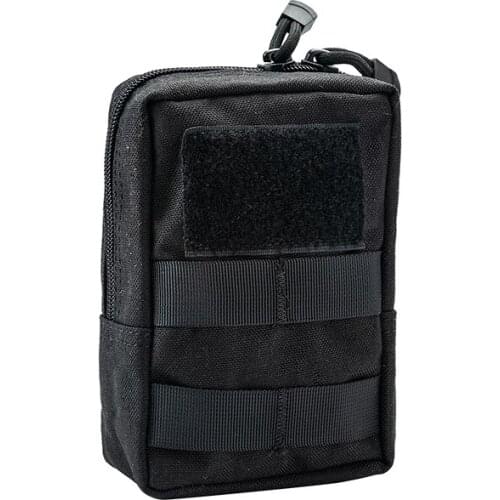 Outdoor CS tactical equipment accessories bag camouflage small belt bag military fan mobile phone bag commuter bag molele system