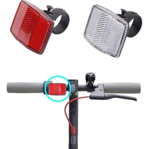 Safety Warning Device Front ABS Reflective tube Protective For Xiaomi M365 1S Pro Pro2 Electric Scooter Reflector Accessories
