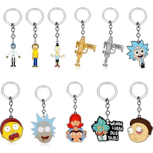 American Drama Funny Key Chains Car Keychain Metal Enamel Pendant Key Buckle Toys Keyholder Ring