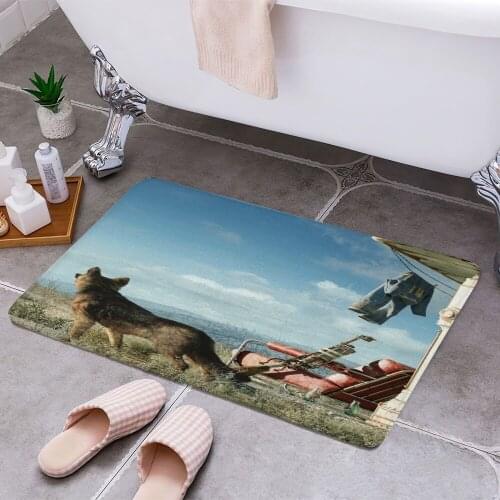 Protector 3D Print Doormats Rectangle Non-Slip DoorMat Bedroom Kitchen Entrance Print Door rugs Dropshipping