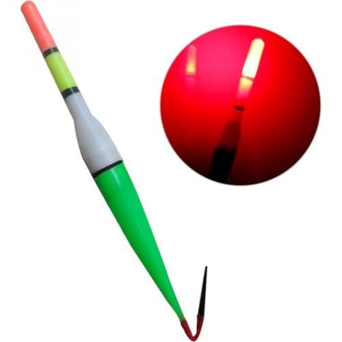 10 Pcs Glow Rod Stick Foam Fishing Floats Electric Float Light + Battery Water Float Fishing Tackle Ocean Boat Fishing Gear