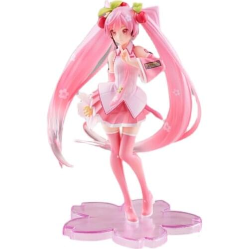 100% Original Taito Miku Cherry Blossoms 2021 Figure Anime Girl Figure