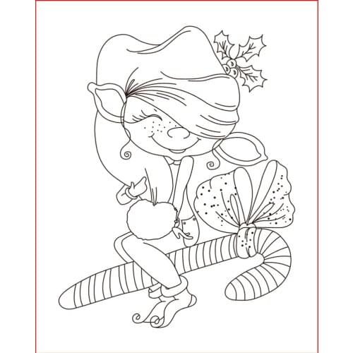 10x8 Funny girl New Transparent Clear Rubber Stamp Sheet Cling Scrapbooking Photo Album PaperCard DIY Craft