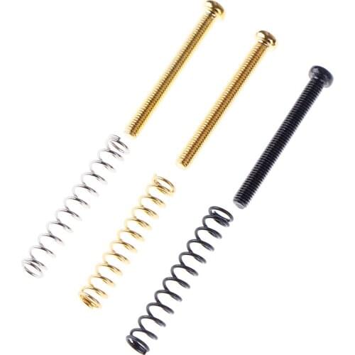 IRIN 8 Pcs Metal Humbucker Double Coils Pickup Frame Clamp Screws + Springs For Electric Guitar Replacement Parts